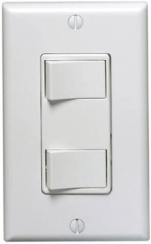 LEVITON INTERRUPTOR DOBLE MP CREMA