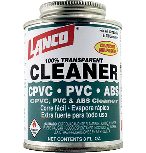 LANCO CLEANER TRANSPARENTE 4 OZ VERDE
