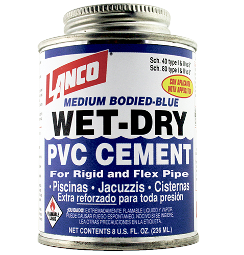 LANCO WET DRY  CEMENTO PVC 8 OZ SM2487