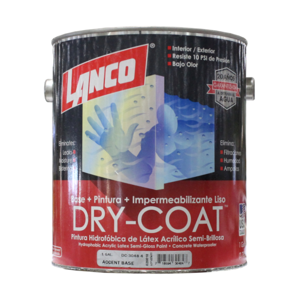 LANCO DRY COAT SEMIGLOS  BASE PASTEL DC30454 GL