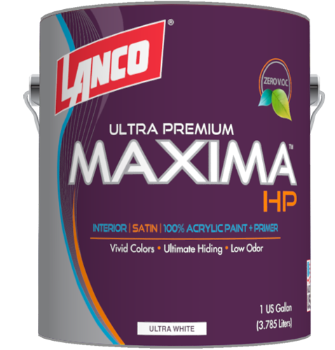 LANCO MAXIMA HP SATINADA BASE PASTEL INTERIOR MA32265 1/4