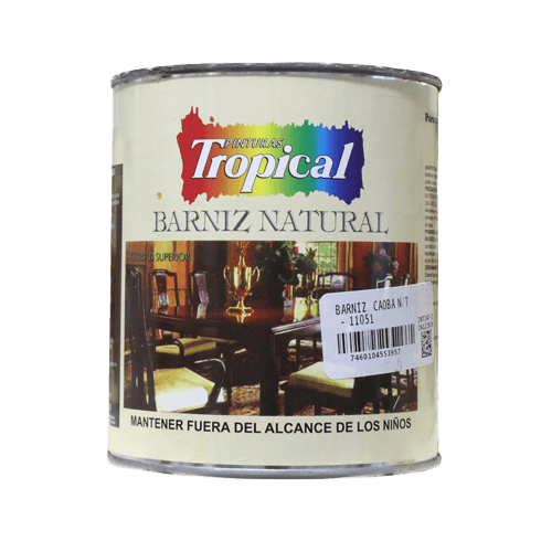 TROPICAL BARNIZ CAOBA 1/4