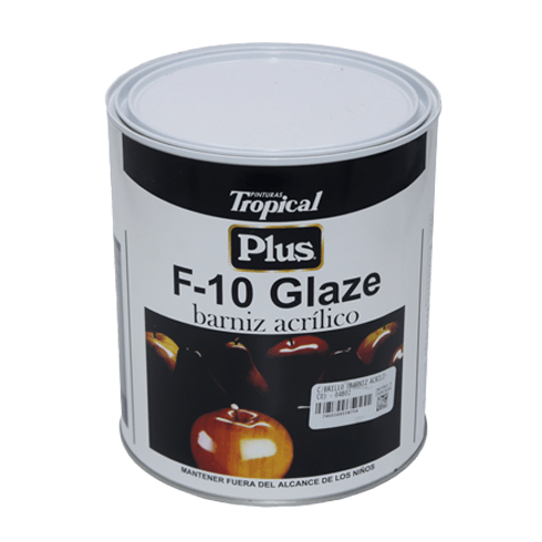 TROPICAL PLUS BARNIZ ACRILICO F10 GLAZE BRILLO 1/4