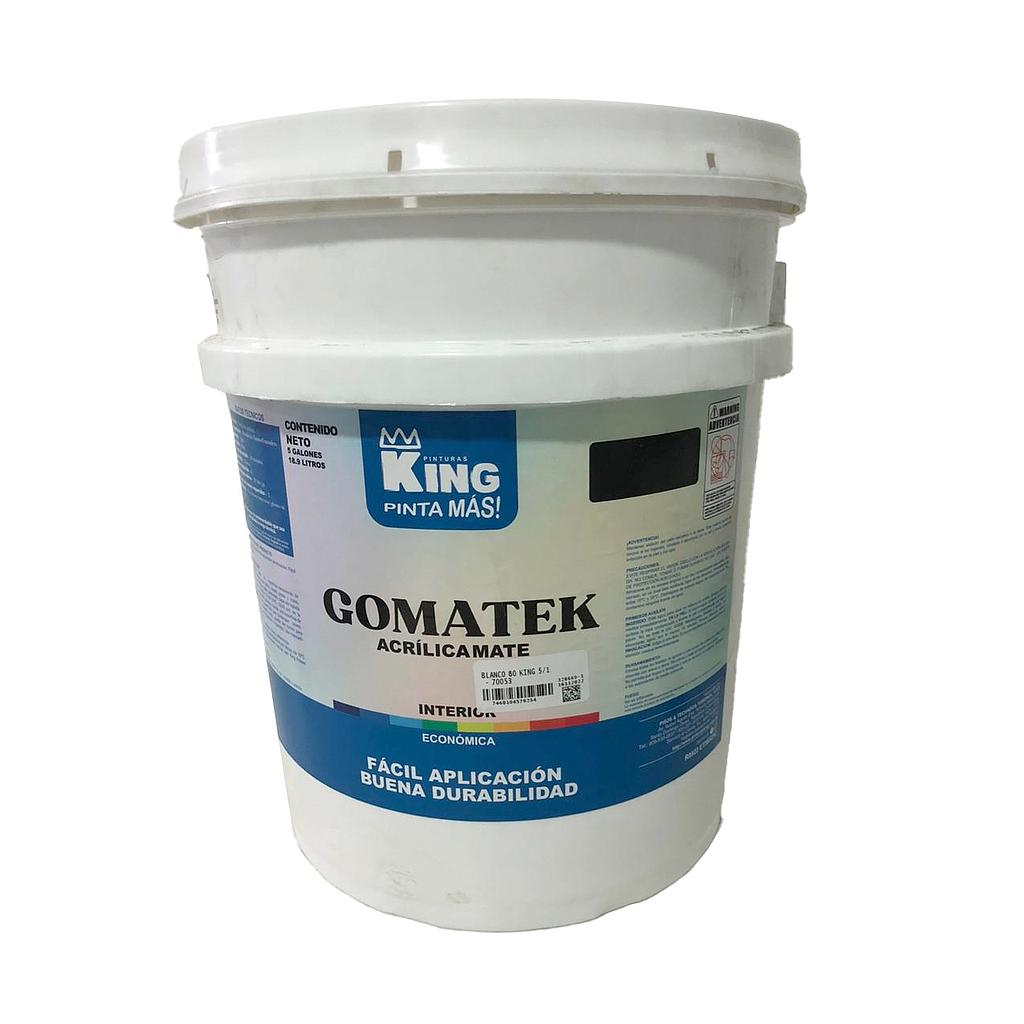 KING GOMATEK BLANCO 80 5/1
