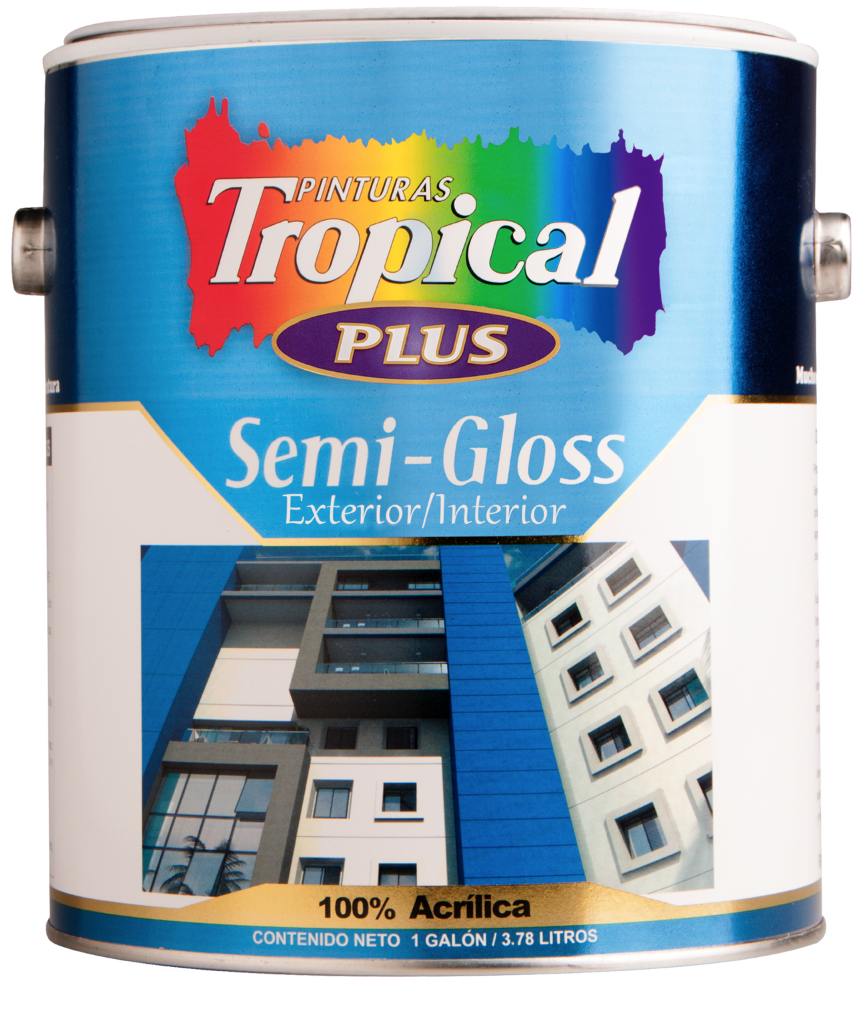 TROPICAL PLUS SEMIGLOS BASE PASTEL/BLANCO 1/4