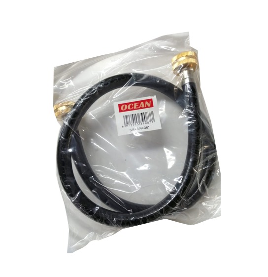 MANGUERA BOMBA LADRONA NEGRA 24" X 1/2