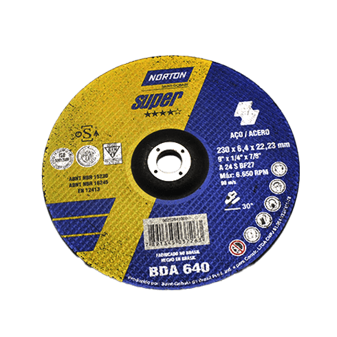 NORTON DISCO PULIR METAL 4 1/2" X 3/16"