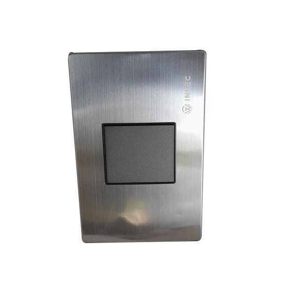 INLEC INTERRUPTOR SENCILLO MP GRIS