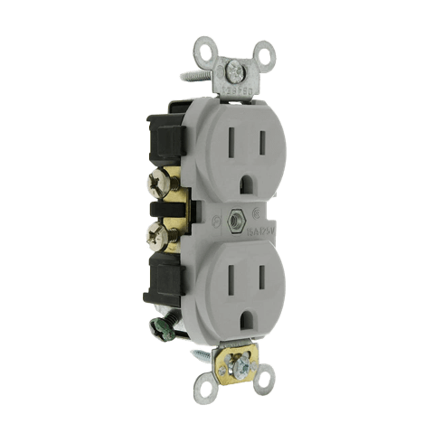 TOMA CORRIENTE LEVITON CREMA 20A-125V