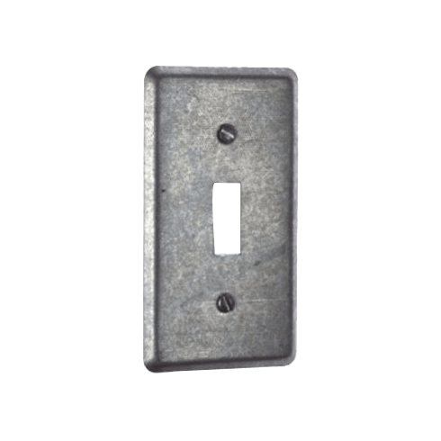 TAPA INTERRUPTOR SENCILLA 2 X 4 METAL