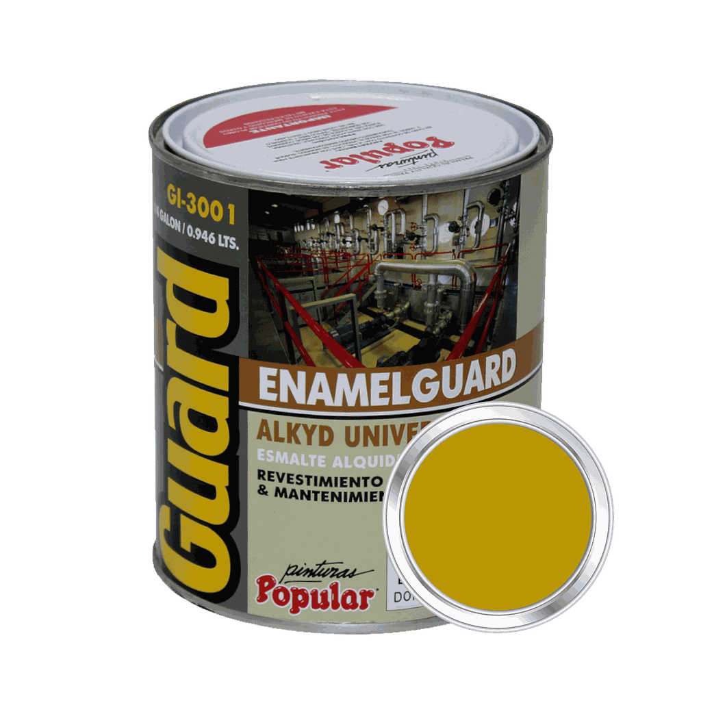 POPULAR ESMALTE INDUSTRIAL ALKYD UNIV GI-3001 GL