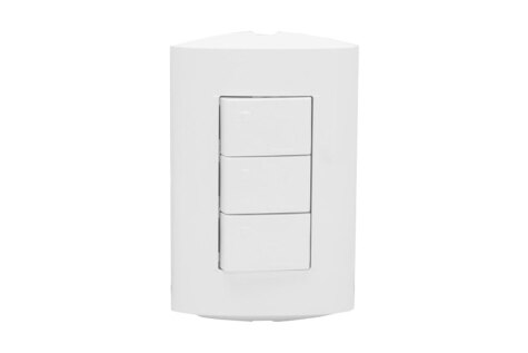 BTICINO INTERRUPTOR TRIPLE MP BLANCO