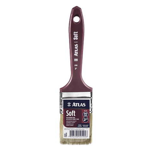 ATLAS BROCHA MANGO VINO 355 2''