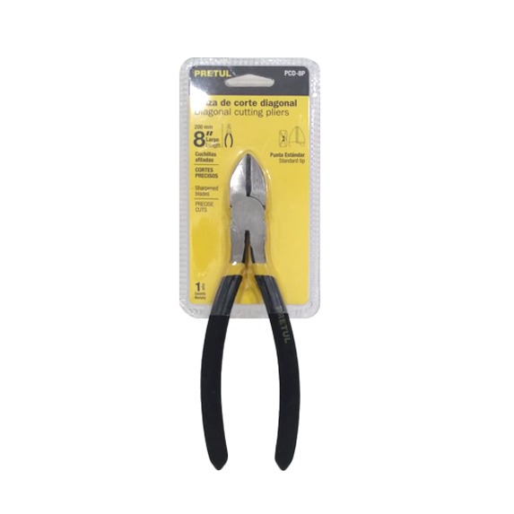 PRETUL PINZA CORTE DIAGONAL 8"
