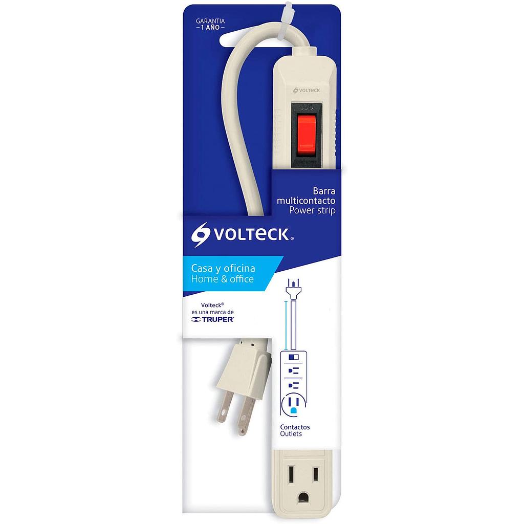 VOLTECK REGLETA ELECTRICA  6 SALIDA 47182
