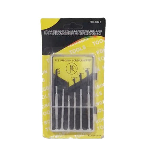 JUEGO DE DESTORNILLADOR PRECISION 6 PIEZAS