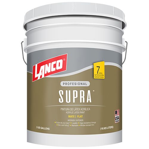 LANCO SUPRA ACRILICA BLANCO/WHITE 5/1
