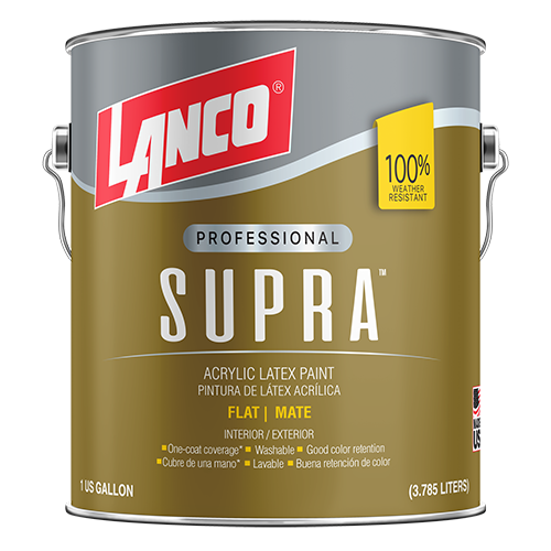 LANCO SUPRA ACRILICA BLANCO/WHITE GL