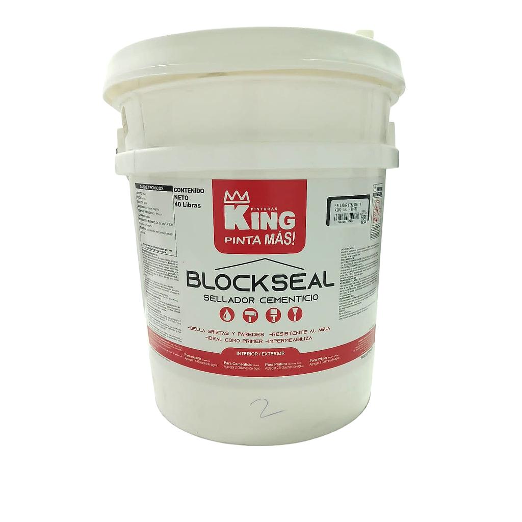 KING BLOCKSEAL SELLADOR CEMENTICIO 5/1 40 LIBRAS